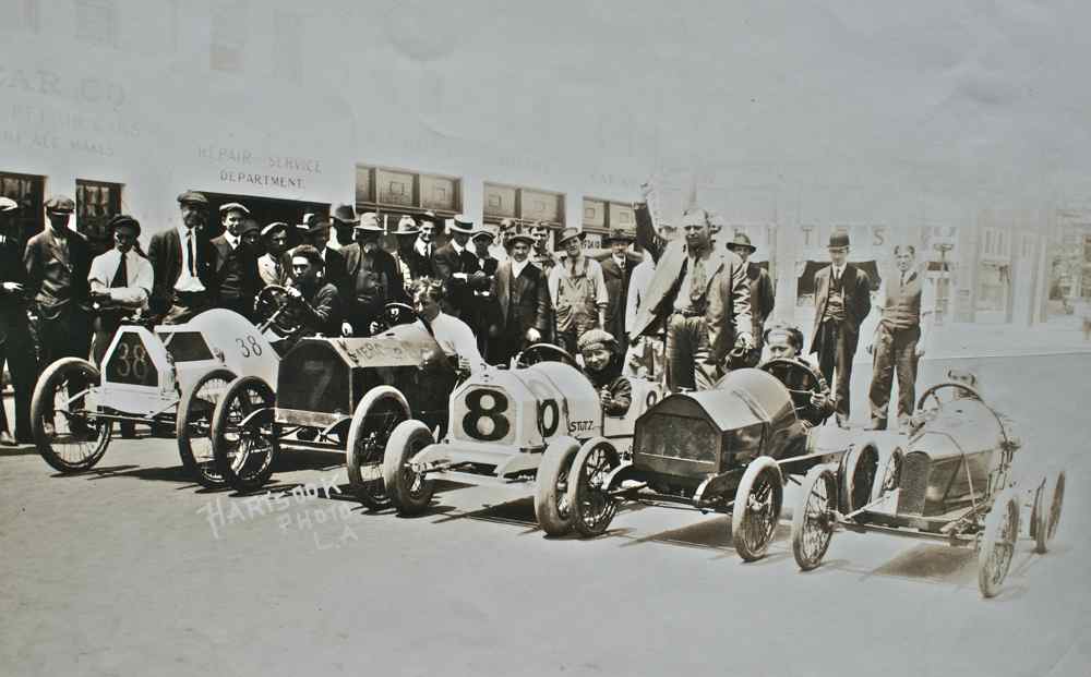 This is one of a series of cycle car racing photos that we were very