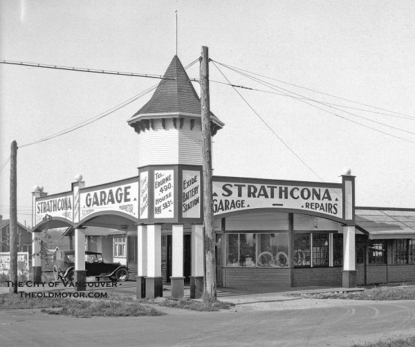 The Strathcona Garage Vancouver British Columbia C 1924 The