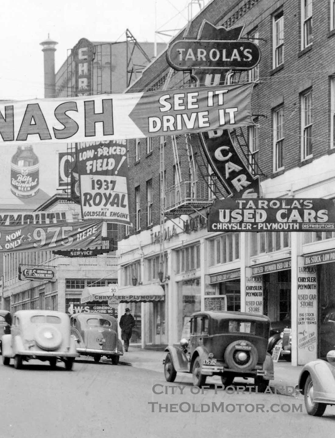 Vivid Gasoline Alley photos from Portland, Oregon 193637 The Ford Barn