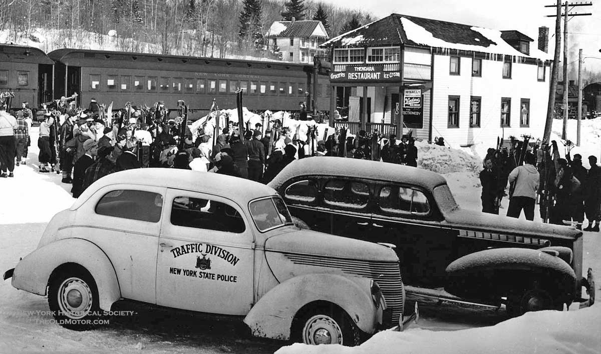 Neat Old Photo - Help Us Identify This New York State Police Car - The