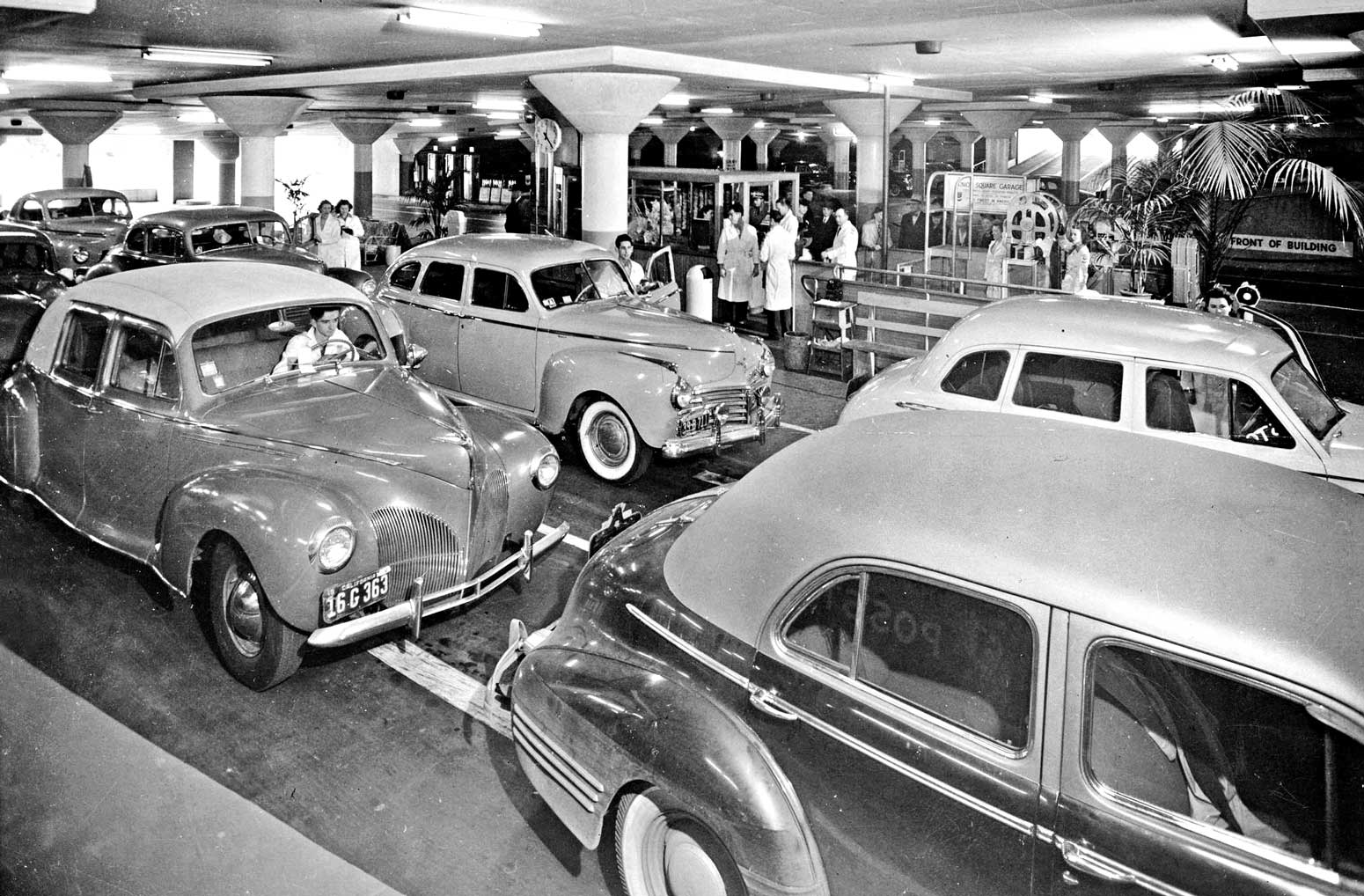 Downtown San Francisco The Union Square Parking Garage The Old