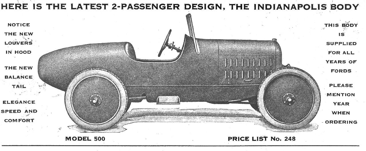 Model T Ford speedster rear frame lowering modification