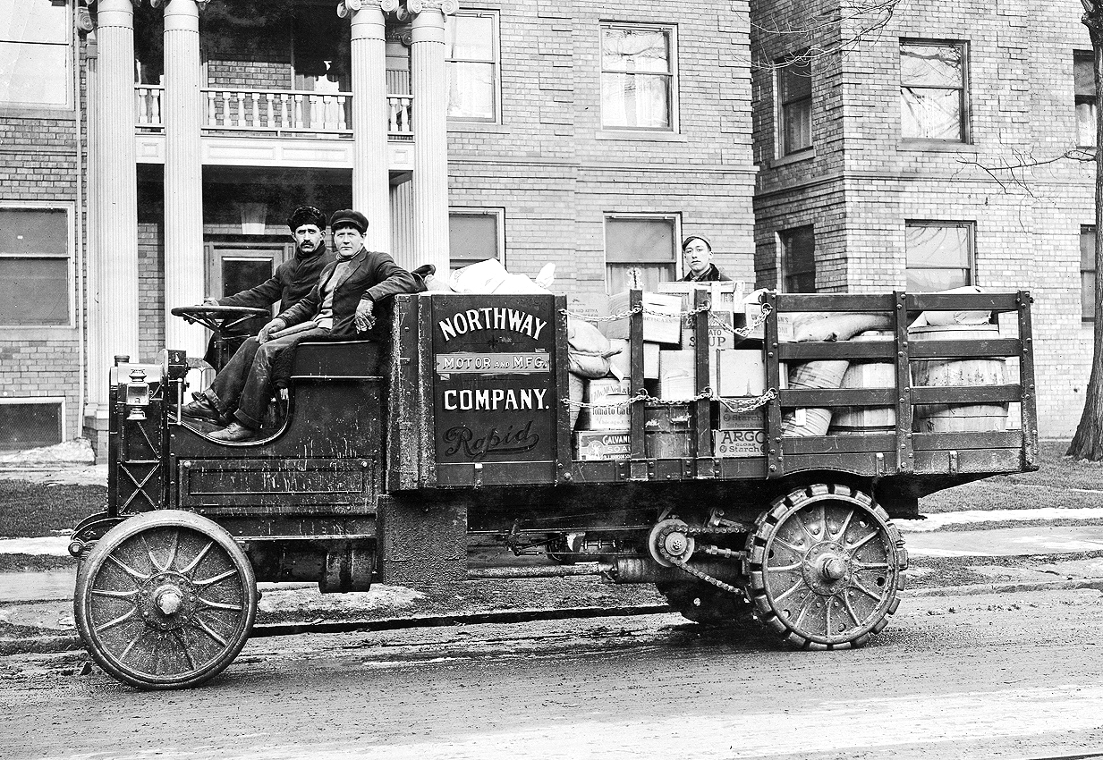 Trucks Built in the Motor City Delivering Supplies to the Automakers ...